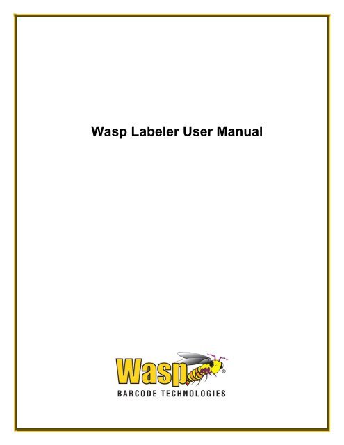 wasp labeler manual